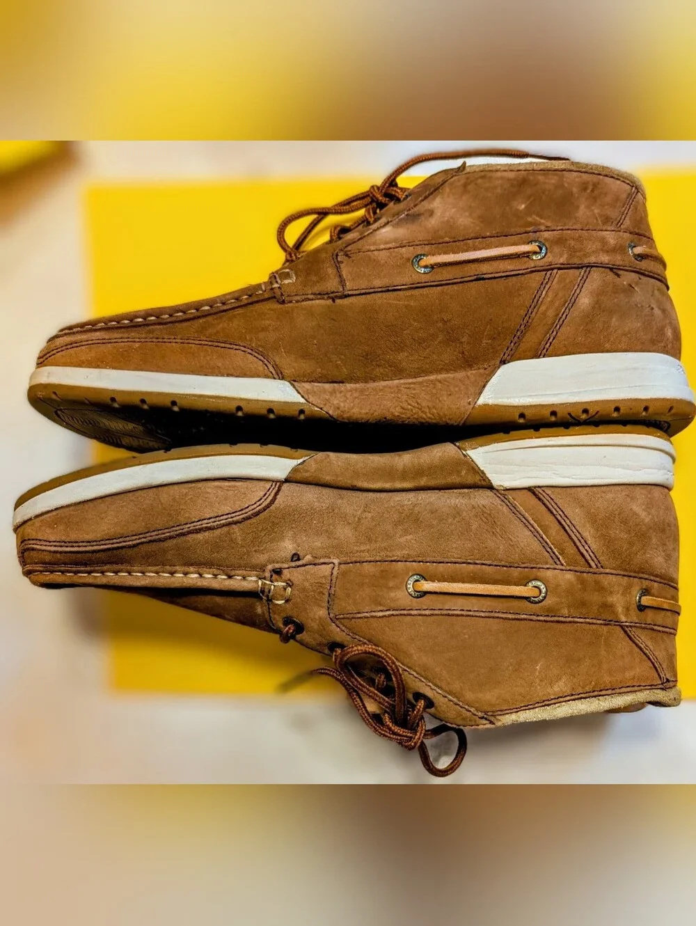 Tommy Bahama Marrakesh Mirago Leather Chukka Boots Men's Size 10D